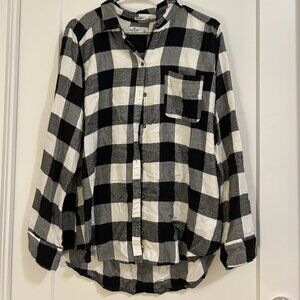 Hollister Boyfriend Fit Flannel
